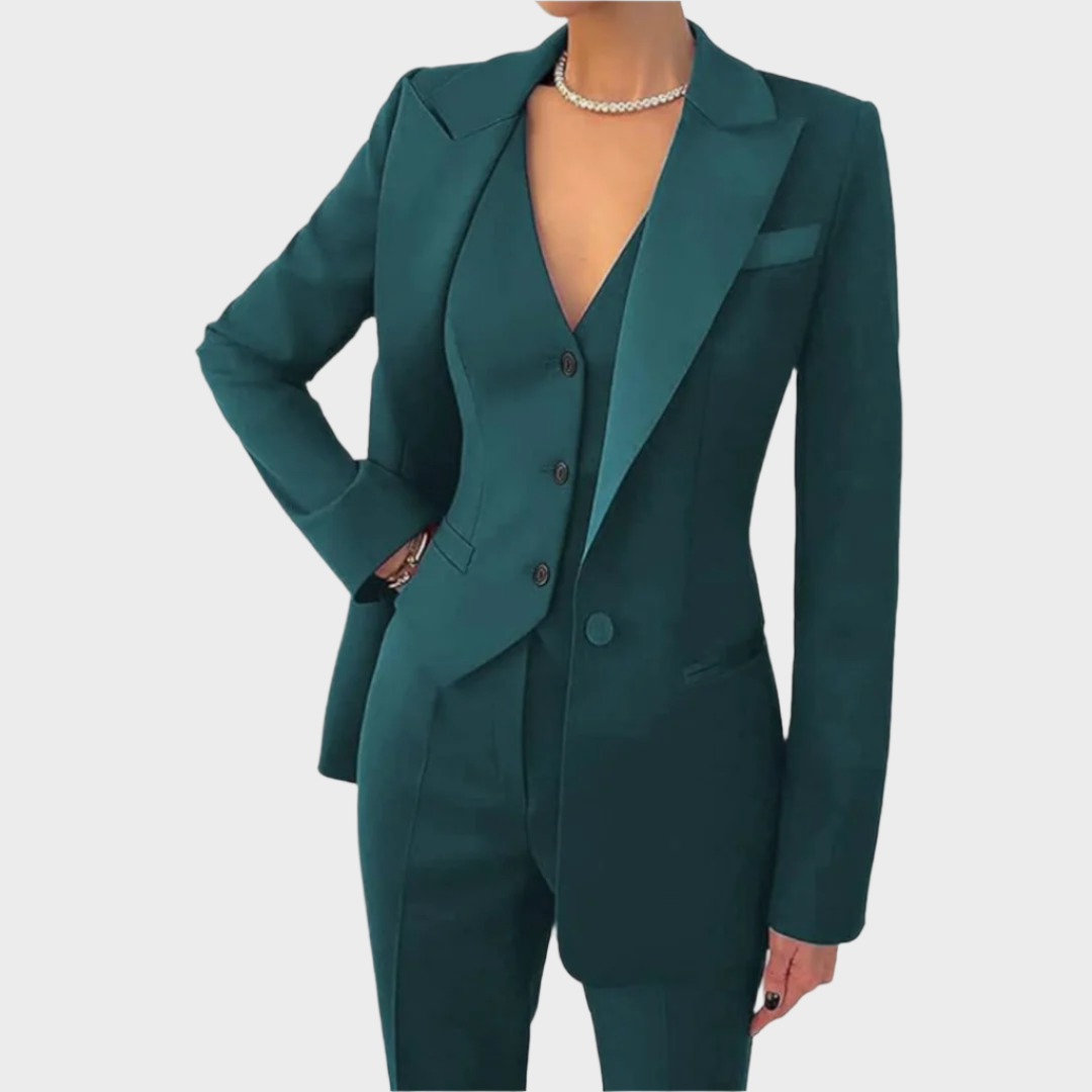 3-teiliger eleganter Anzug für Damen | Krystina