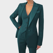 3-teiliger eleganter Anzug für Damen | Krystina