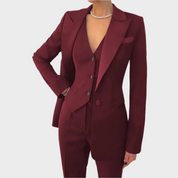 3-teiliger eleganter Anzug für Damen | Krystina