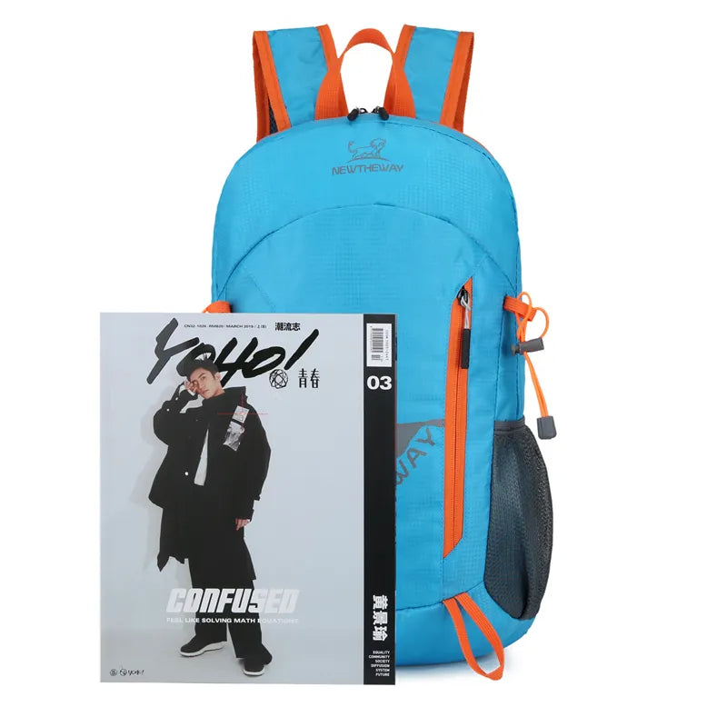 22L tragbarer faltbarer Rucksack | Ultraleichter Outdoor-Kletter-Reise-Wander-Tagesrucksack | Galiva