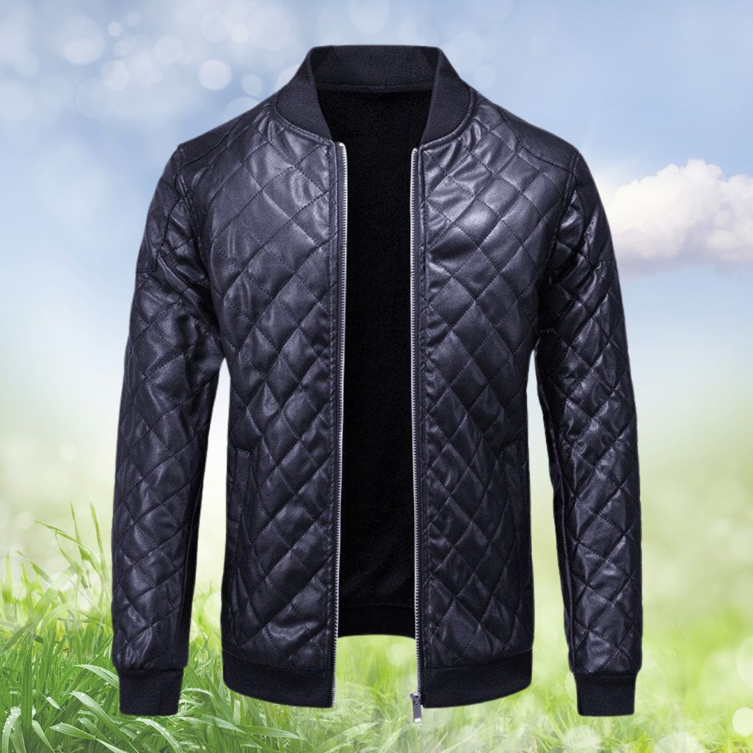 Slim Fit Lederjacke | Collinz