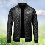 Slim Fit Lederjacke | Collinz