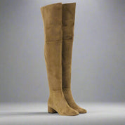 Knielange Wildlederstiefel für Damen | Jilliana