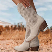 Cowboystiefel, die atmen können - Frühling/Sommer Stiefel | Laury