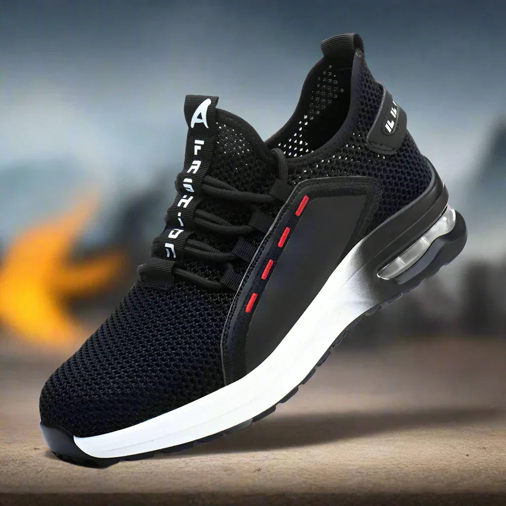 Orthopädische Arbeitsschuhe | Unisex Sicherheitsschuhe mit Stahlkappe - Rodeu