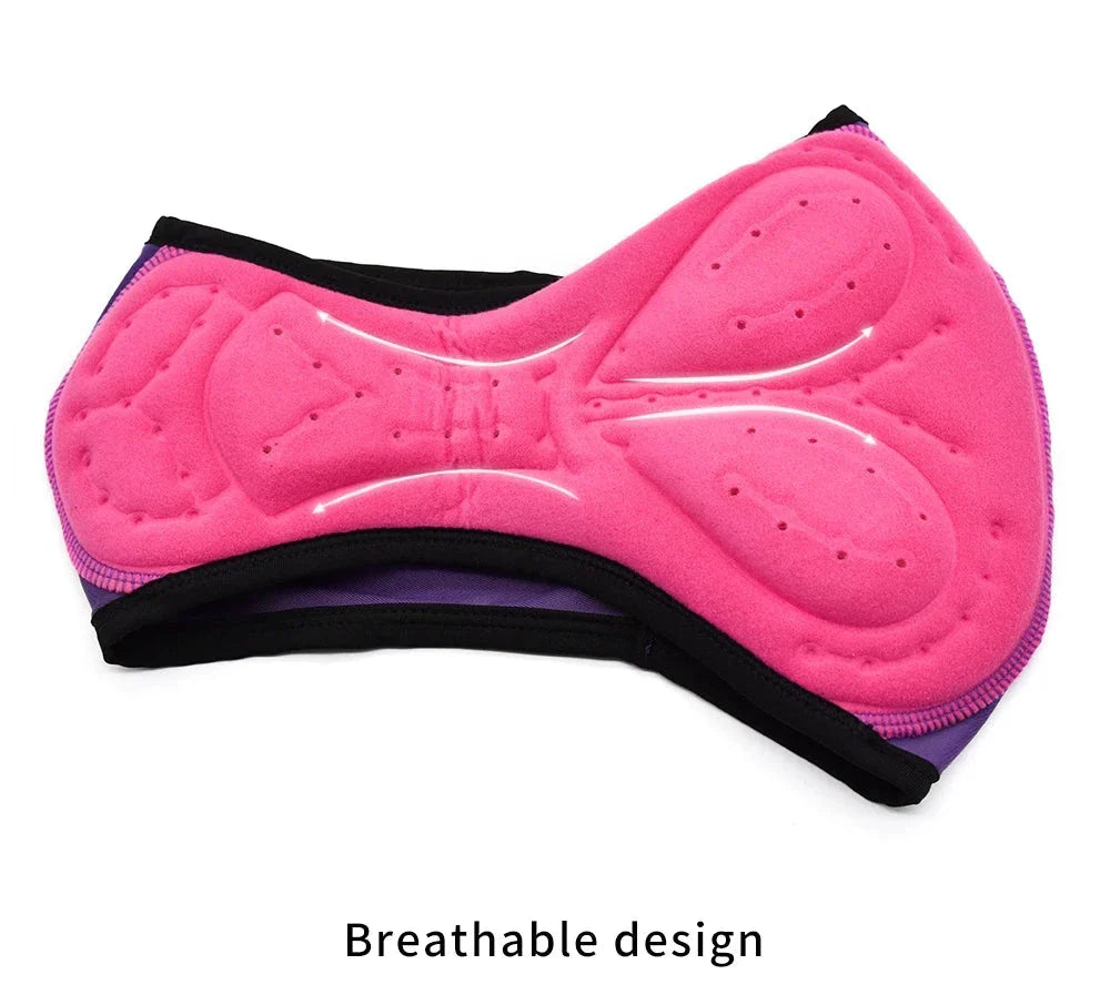 Damen Radunterwäsche | 3D gepolsterte, stoßabsorbierende MTB Radhose | Hanazy