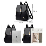 Anti-Diebstahl-Lederrucksack für Damen mit großem Fassungsvermögen | Lottie