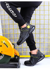 Orthopädische Arbeitsschuhe | Unisex Sicherheitsschuhe mit Stahlkappe - Rodeu