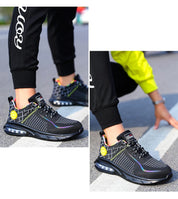 Orthopädische Arbeitsschuhe | Unisex Sicherheitsschuhe mit Stahlkappe - Rodeu