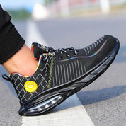 Orthopädische Arbeitsschuhe | Unisex Sicherheitsschuhe mit Stahlkappe - Rodeu